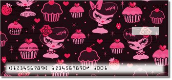 Cupcake Girl Personalized Checks