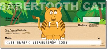 Cute Extinct Animal Design Checks