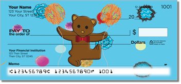 Cute Teddy Bear Design Checks