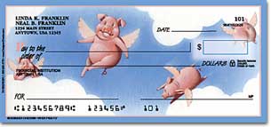 When Pigs Fly Personal Checks