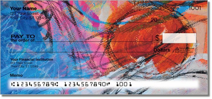 Dina Wakley Scribble Personal Checks