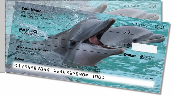 Dolphin Side Tear Personal Checks