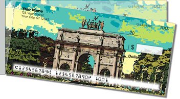 Dreaming of Paris Side Tear Personalized Checks