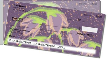 Droopy Tulip Side Tear Design Checks