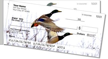 Duck Side Tear Personalized Checks