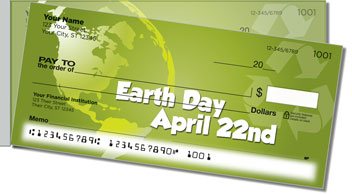 Earth Day Side Tear Checks