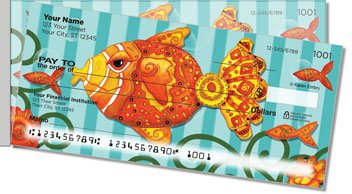 Embry Fish Side Tear Personalized Checks