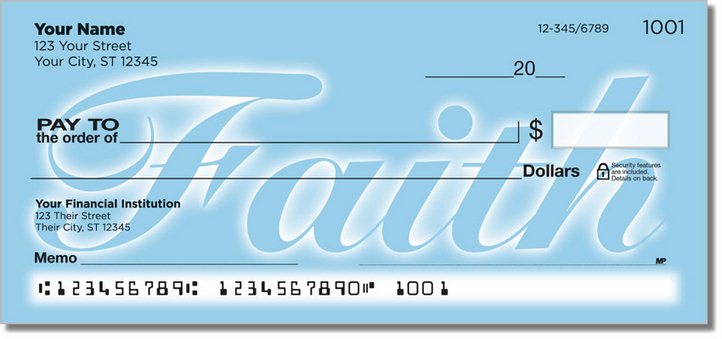 Encouraging Words Personal Checks