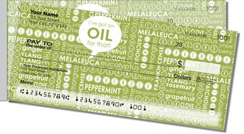 Essential Oils Side Tear Checks