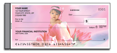 Evas Kids Too Side Tear Personal Checks