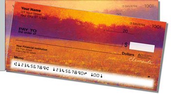 Evening Glow Side Tear Design Checks