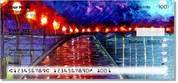 Evening Magic Personalized Checks