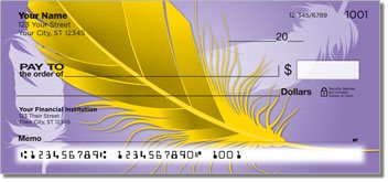 Fancy Feather Personalized Checks