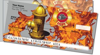 Fire Department Side Tear Personalized Checks