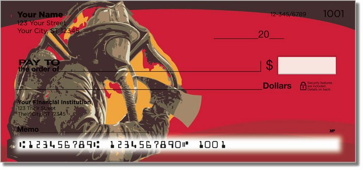 Firefighter Hero Personal Checks