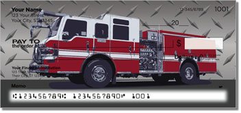 Firefighter Hero Personalized Checks