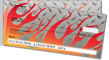 Firefighter Hero Side Tear Design Checks