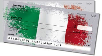 Flags of the World Side Tear Personalized Checks