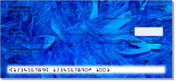 Flashy Feather Personalized Checks