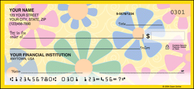 Flower Power Personal Checks