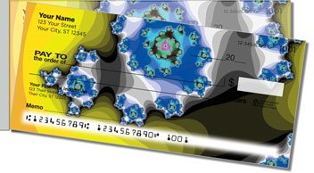 Fractal Side Tear Personalized Checks