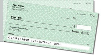 Fractured Side Tear Personalized Checks