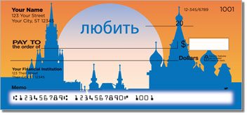 From Russia With Love Personalized Checks