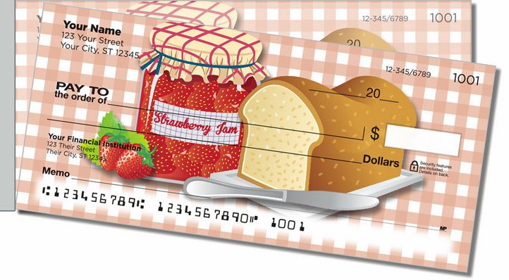 Fruit Jam Side Tear Personal Checks