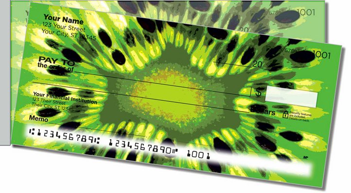 Fruit Slice Side Tear Personal Checks