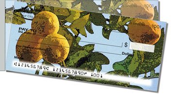 Fruit Tree Side Tear Personalized Checks