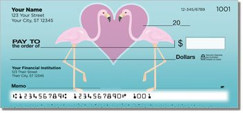 Fun Flamingo Personalized Checks