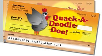 Funky Chicken Side Tear Design Checks