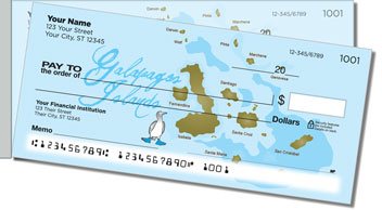 Galapagos Islands Side Tear Personalized Checks