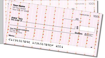 Garden Show Side Tear Personalized Checks