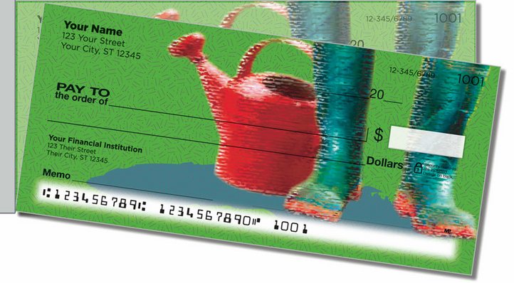 Gardening Side Tear Personal Checks
