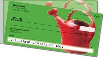 Gardening Side Tear Personalized Checks