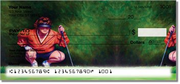 Golf Set Personalized Checks