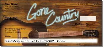 Gone Country Personalized Checks