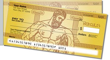 Greek God Side Tear Design Checks