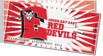 Green Bay East Athletic Side Tear Design Checks