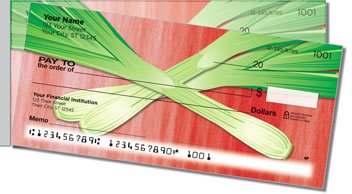 Green Veggie Side Tear Design Checks