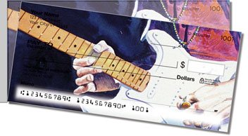 Guitar Art 2 Side Tear Personalized Checks
