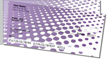 Halftone Side Tear Design Checks