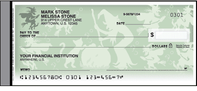Halloween Side Tear Personal Checks