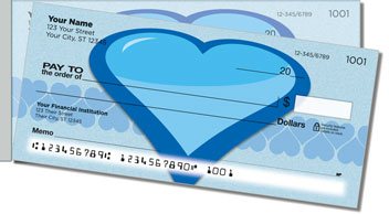 Heart Perspective Side Tear Personalized Checks