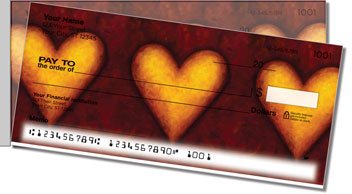Heart of Gold Side Tear Personalized Checks