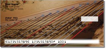 Heavenly Harp Personalized Checks
