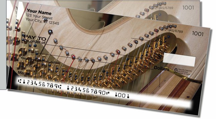 Heavenly Harp Side Tear Personal Checks