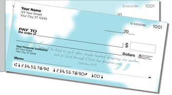Heavenly Scripture Side Tear Design Checks