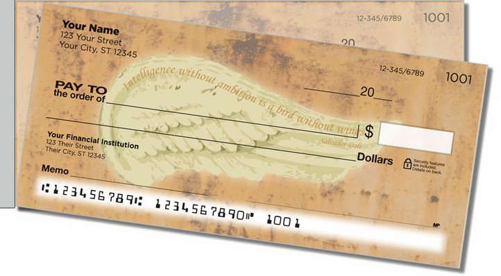 Heavenly Wings Side Tear Personal Checks